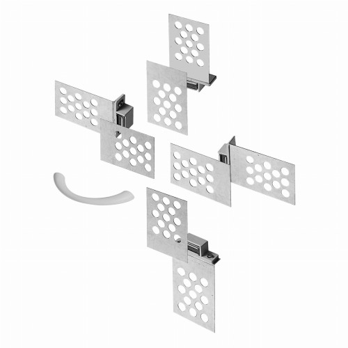 Maskownica magnetyczna  uniwersalna z uchwytem ocynkowana