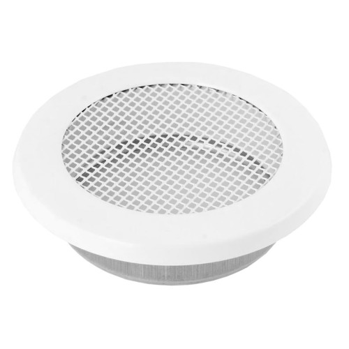 Kratka kominkowa wentylacyjna fi 100 biała