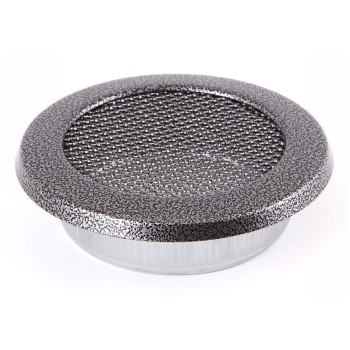 Kratka kominkowa STANDARD fi 160 okrągła stare srebro