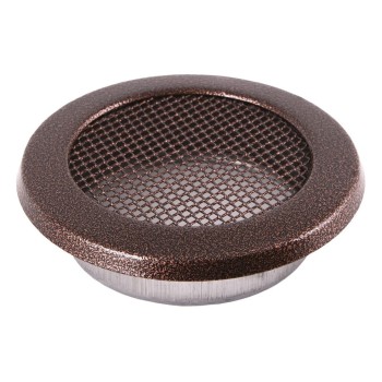 Kratka kominkowa STANDARD fi 100 okrągła stara miedź