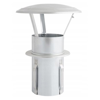 Daszek kominowy z podstawą wciskaną fi 110 kwasoodporny