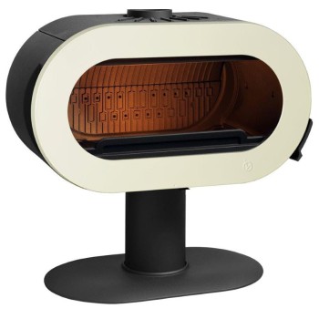 Piec wolnostojący INVICTA FIFTY kremowa emalia ref. 6480-46
