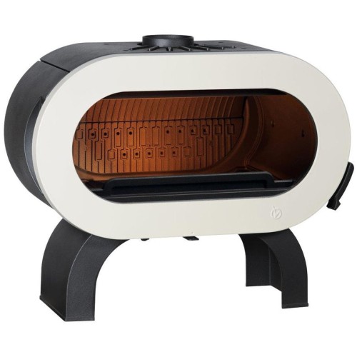 Piec wolnostojący INVICTA FIFTY ARCHE kremowa emalia ref. 6479-46