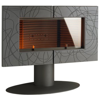 Piec wolnostojący INVICTA SYMPHONIA antracyt ref. 6115-44