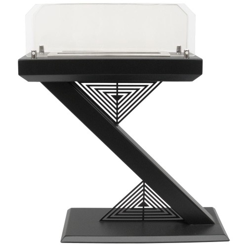 Biokominek wolnostojący UNIFLAM ZHEN czarny mat ref. BIO2-ZHEN-CZ