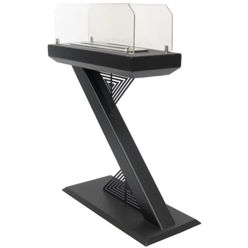 Biokominek wolnostojący UNIFLAM ZHEN czarny mat ref. BIO2-ZHEN-CZ