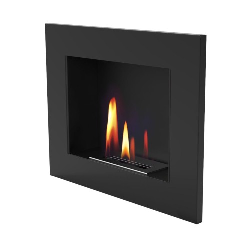 Biokominek wiszący UNIFLAM BIO2 50x40cm czarny mat