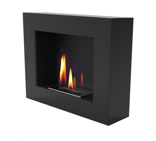 Biokominek wiszący UNIFLAM BIO2 BOX 50x40cm czarny mat