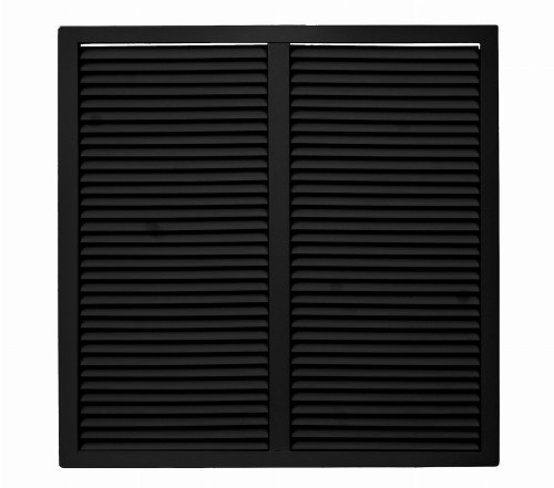 Kratka wentylacyjna metalowa 60x50 czarna