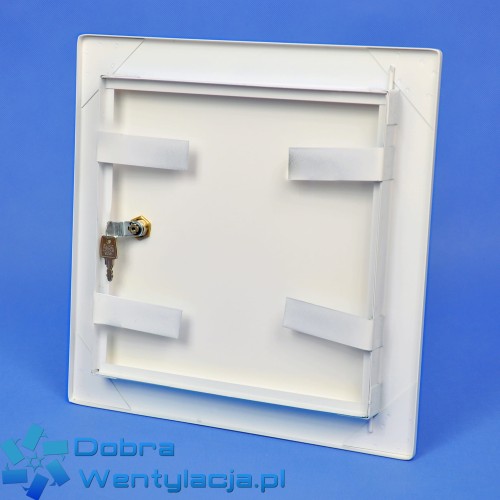 Drzwiczki rewizyjne do szachtów 50x100 białe zamek