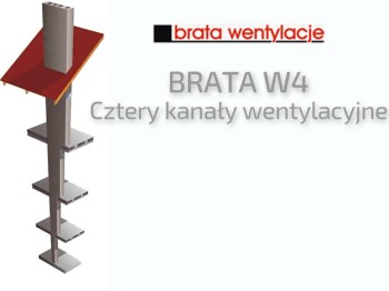 Pustak wentylacyjna BRATA W4