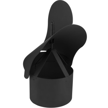 Strażak kominowy z łożyskiem fi 180 2,0 mm czarny