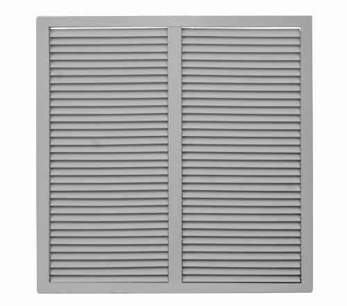 Kratka wentylacyjna metalowa 60x50 szara