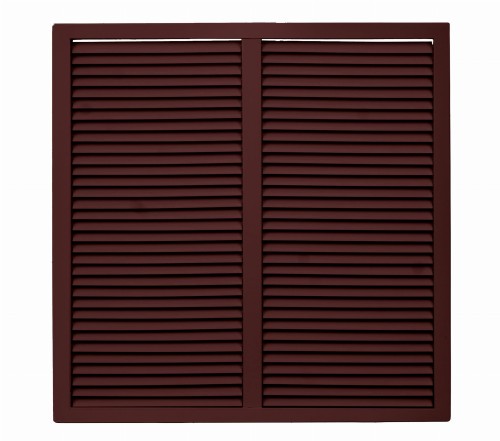 Kratka wentylacyjna metalowa 50x60 brązowa