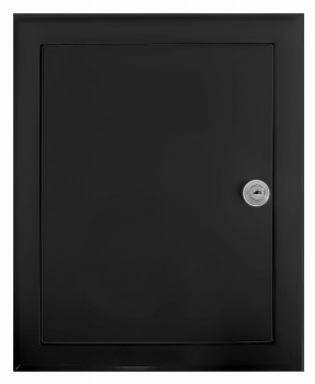 Drzwiczki rewizyjne 25x30 czarne połysk zamek