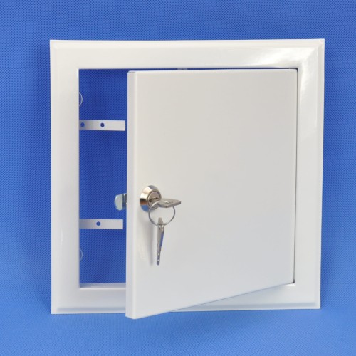 Drzwiczki rewizyjne 25x30 czarne zamek