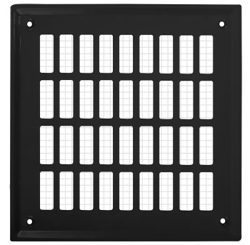 Osłonka / Kratka wentylacyjna 10x10 czarna prosta