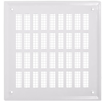 Osłonka / Kratka wentylacyjna 10x10 biała prosta