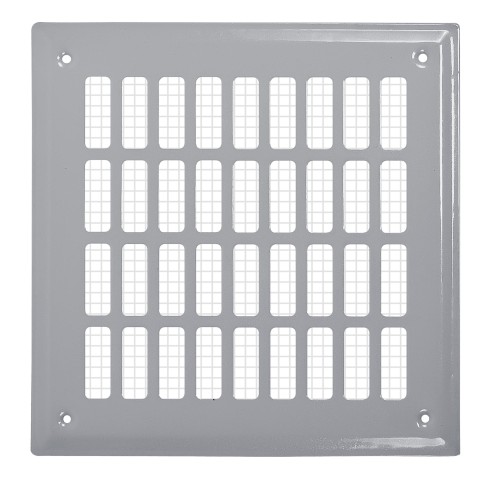 Osłonka kratka wentylacyjna 10x10 szara prosta