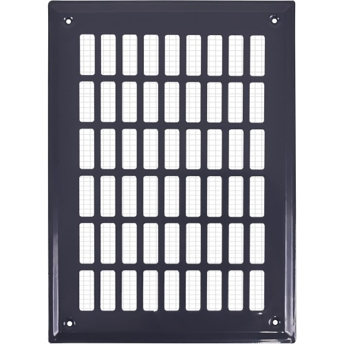 Osłonka kratka wentylacyjna 10x17 grafitowa prosta