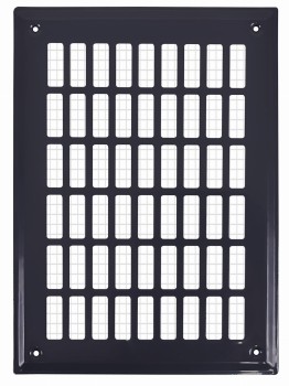 Osłonka / Kratka wentylacyjna 10x28 antracyt prosta