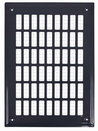 Osłonka kratka wentylacyjna 10x28 antracyt prosta