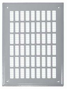 Osłonka / Kratka wentylacyjna 10x28 szara prosta