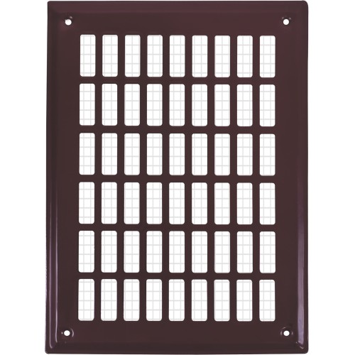 Osłonka kratka wentylacyjna 10x28 brązowa prosta
