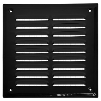 Osłonka / Kratka wentylacyjna 14x14 czarna skośna EL