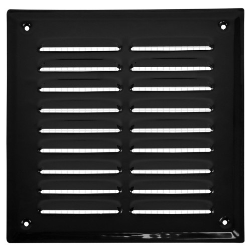 Osłonka kratka wentylacyjna 14x14 czarna skośna