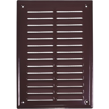 Osłonka / Kratka wentylacyjna 14x21 brązowa skośna