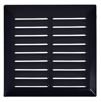 Kratka wentylacyjna 14x14 czarna skośna EWL
