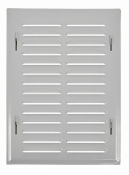 Kratka wentylacyjna 14x21 szara skośna