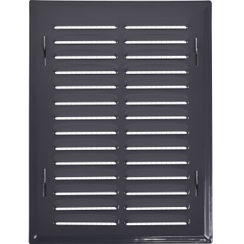 Kratka wentylacyjna 14x21 antracyt skośna