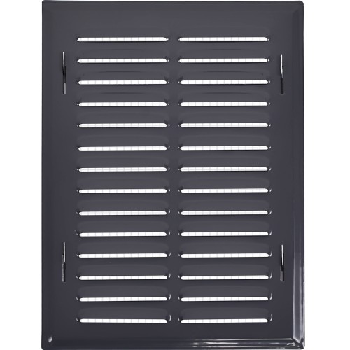 Kratka wentylacyjna 14x21 antracyt skośna