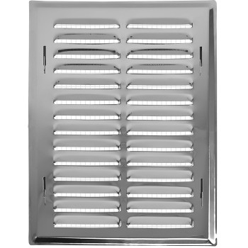 Kratka wentylacyjna 14x21 nierdzewna skośna