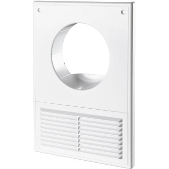 Kratka wentylacyjna okapowa AKP fi 100 biała