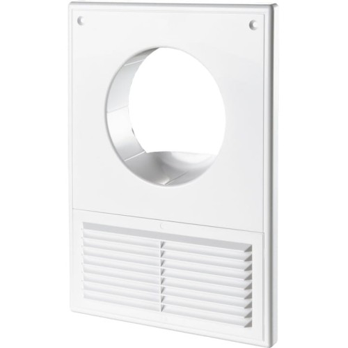 Kratka wentylacyjna okapowa fi 125 biała