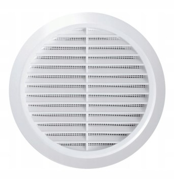 Kratka wentylacyjna Classic fi 125 biała