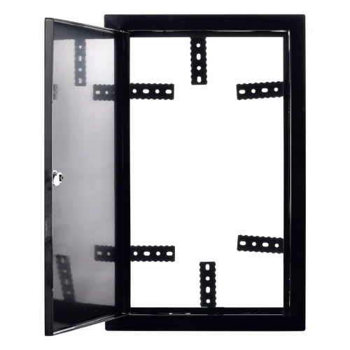 Drzwiczki rewizyjne 80x140 czarne zamek