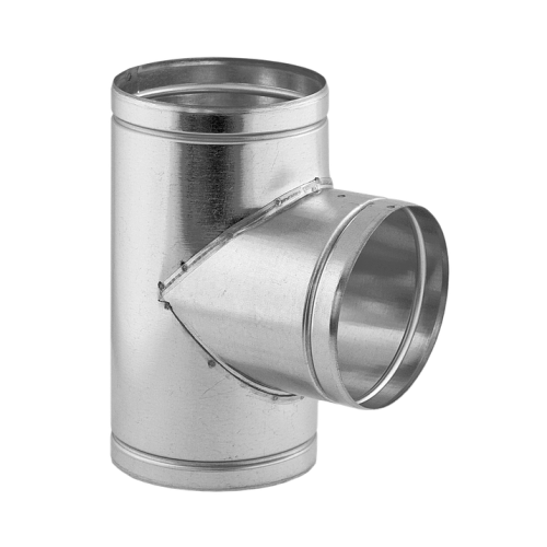 Trójnik wentylacyjny 90° fi 110 ocynkowany