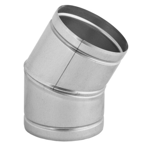 Kolano nastawne wentylacyjne 30° fi 150 ocynkowane