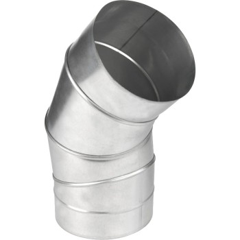 Kolano wentylacyjny nastawne 90° fi 400 ocynkowane