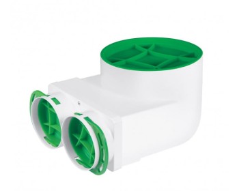 Skrzynka rozprężna do rekuperacji fi 125 2x75 Awenta VPE125-2