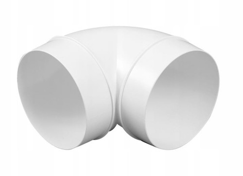 Kolano do kanałów wentylacyjnych okrągłych 90 st. fi 100 ABS Awenta KO100-23/90