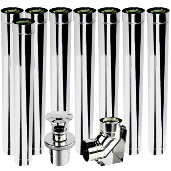 Wkład kominowy kondensacyjny fi 100/150 8 m kwasoodporny