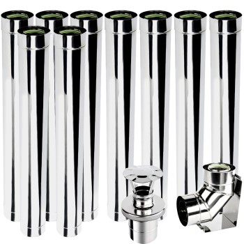 Wkład kominowy kondensacyjny fi 100/150 10 m kwasoodporny