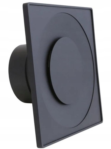 Anemostat nawiewno-wywiewny ASKV fi 160 czarny mat