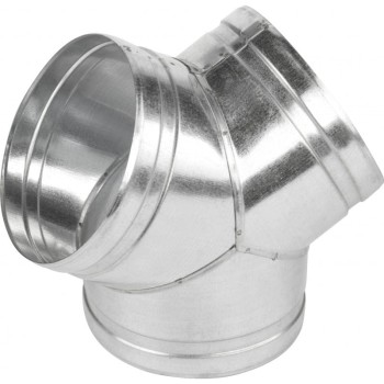 Trójnik wentylacyjny Y portki 120° fi 500 ocynkowany