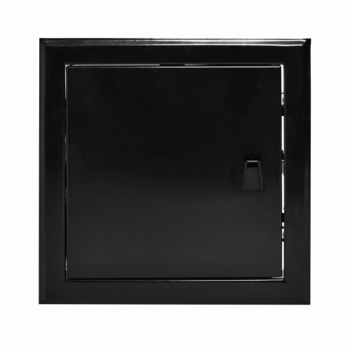 Drzwiczki rewizyjne 30x30 czarne połysk uchwyt